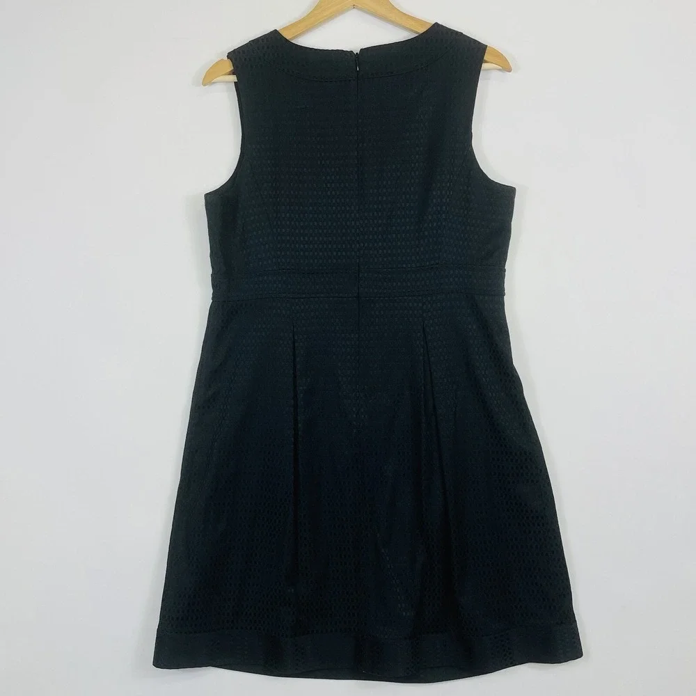 Oleg Cassini Sheath Dress Womens 14 Black‎ Cocktail LBD Minimal Timeless Classic